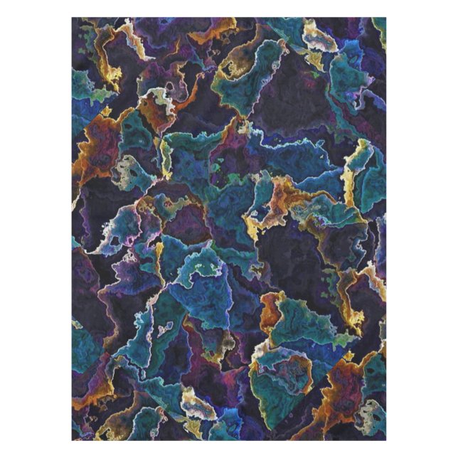 Ölteppich Tischdecke (Vorderseite)