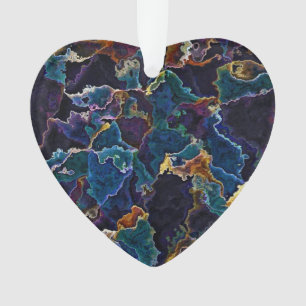 Ölteppichschmuck Ornament