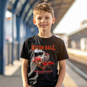 Olton Hall Vintage-Dampflokomotive  T-Shirt