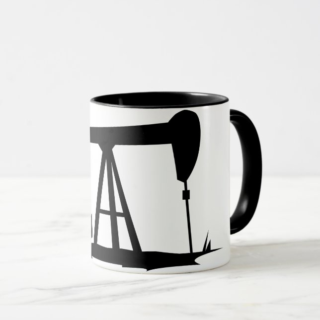 ÖLWELLE SILHOUETTE TASSE (VorderseiteRechts)