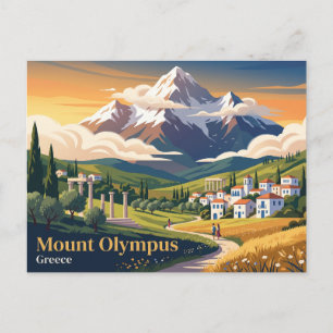 Olymp Berge Griechenland Postkarte