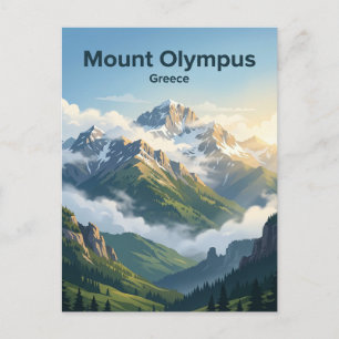 Olymp Berge Griechenland Postkarte