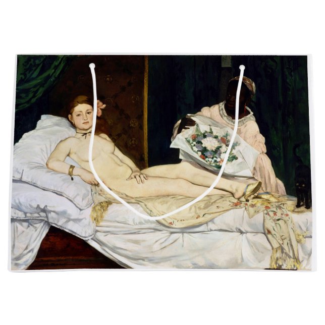 Olympia, Edouard Manet, 1863 Große Geschenktüte (Vorderseite)