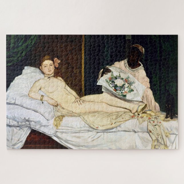 Olympia, Edouard Manet Puzzle (Horizontal)
