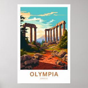Olympia Greece Travel Print Poster