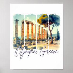 Olympia Griechenland Reise Treffen Sie mich in Gri Poster