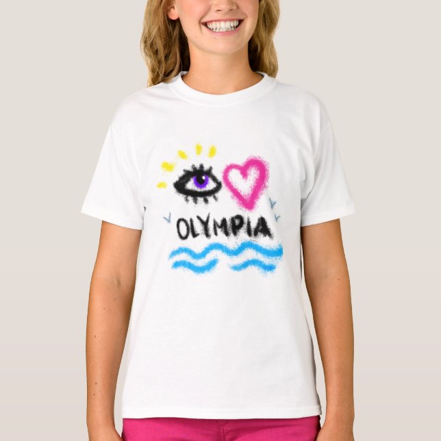 Olympia-Herz T-Shirt (Vorderseite)