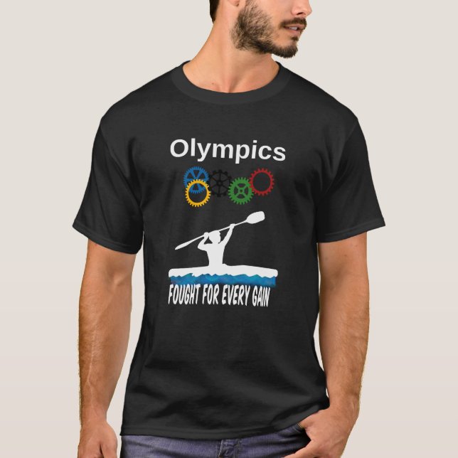 Olympia kämpften für jeden Gewinn, T-Shirt (Vorderseite)