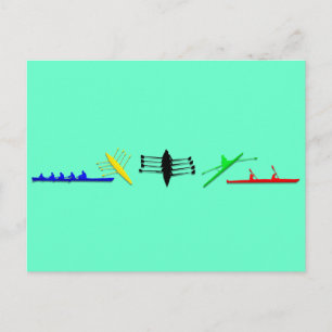 Olympia Mens Athlete Rowing Womens Sports Postkarte