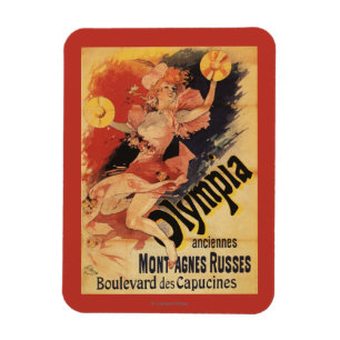 Olympia Nightclub Mädchen krachen Zimbeln Magnet