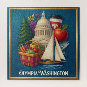 Olympia Pacific Northwest Reise Puzzle