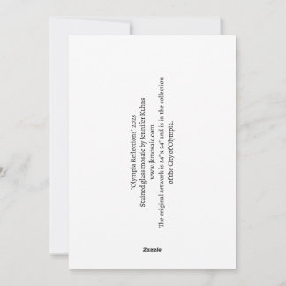 Olympia Reflections Mosaic Feiertagskarte