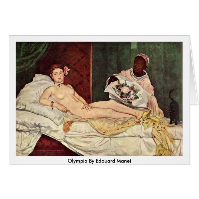 Olympia von Edouard Manet (Vorderseite (Horizontal))