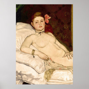 Olympia von Edouard Manet Poster