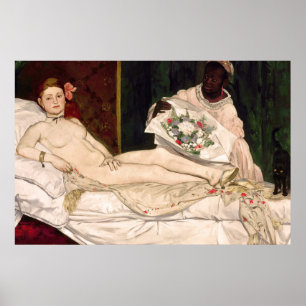 Olympia von Edouard Manet Poster