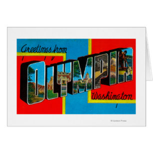 Olympia, Washington - große Buchstabe-Szenen 2