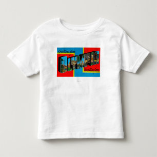Olympia, Washington - große Buchstabe-Szenen 2 Kleinkind T-shirt