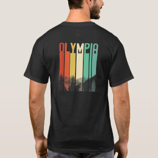 Olympia Washington Retro Wa Stadt Urlaub Im Freien T-Shirt