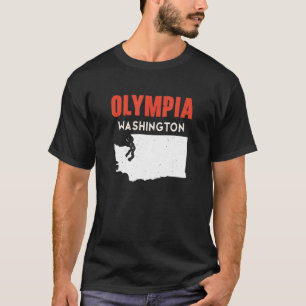 Olympia Washington USA Bundesstaat Amerika Reisen T-Shirt