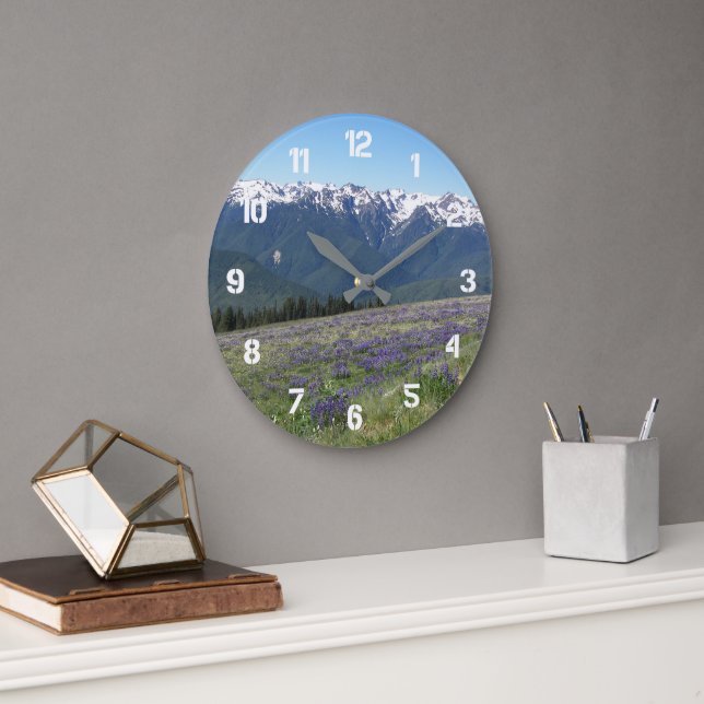 Olympiapark Landschaft Große Wanduhr (Büro)