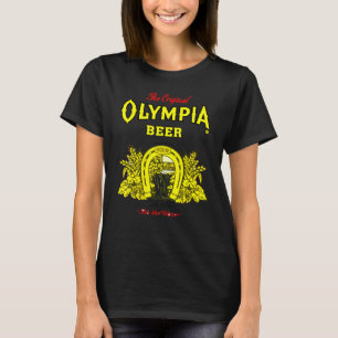 Olympias Bier gedruckt Retro essenziell für Männer T-Shirt