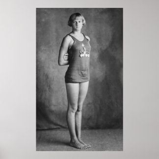 Olympiasieger Swimmer, 20er Poster