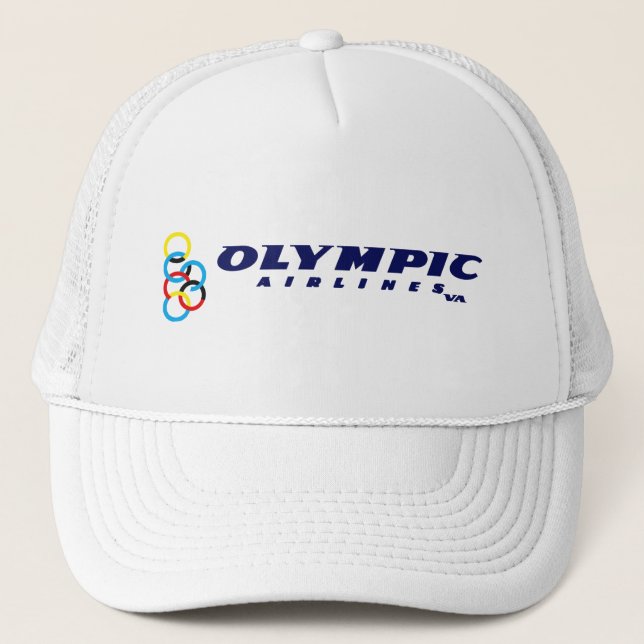 Olympic Airlines-Logo-Hut Truckerkappe (Vorderseite)