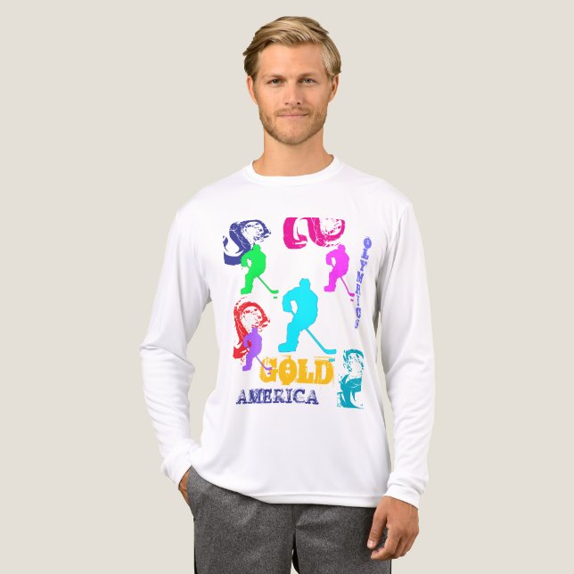 OLYMPIC HOCKEY Tri-Blend SHIRT (Vorderseite komplett)