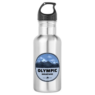 Olympic Mountains Washington Camping Edelstahlflasche