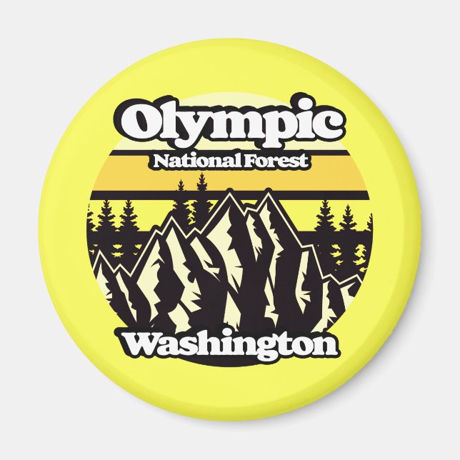 Olympic National Forest, Washington Magnet (Vorne)