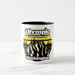Olympic National Forest, Washington Zweifarbige Tasse