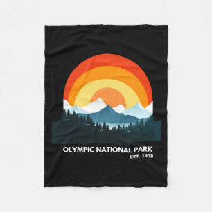 Olympic National Park Gegr. 1938 Wa State T-Shirt Fleecedecke