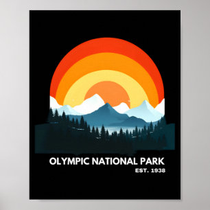 Olympic National Park Gegr. 1938 Wa State T-Shirt Poster