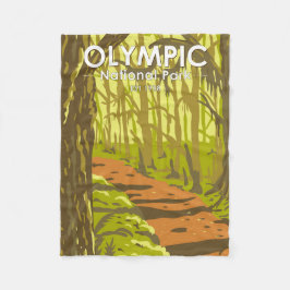 Olympic National Park Hoh Rainforest Washington Fleecedecke