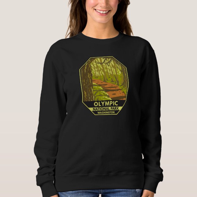 Olympic National Park Hoh Rainforest Washington Sweatshirt (Vorderseite)
