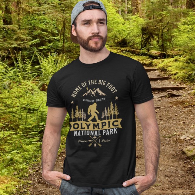 Olympic National Park Home of the Big Foot T-Shirt (Von Creator hochgeladen)
