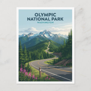 Olympic National Park Port Angeles Washington Postkarte