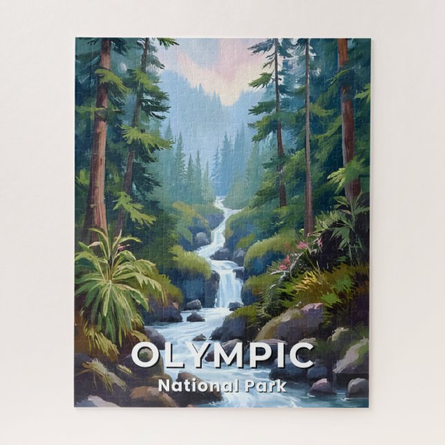 Olympic National Park | Reisen Washington Puzzle (Vertikal)