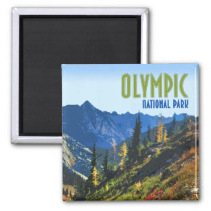 Olympic National Park Washington Staat Vintag Magnet