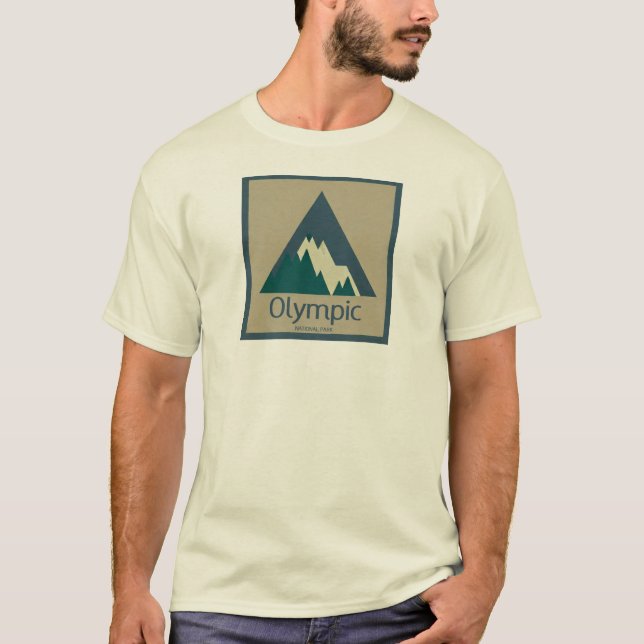 Olympic-Nationalpark Rustikal T-Shirt (Vorderseite)