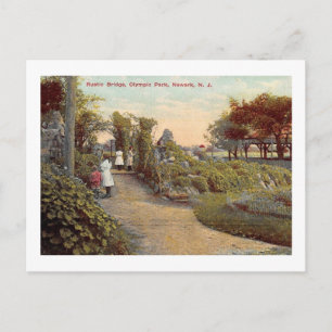 Olympic Park, Irvington, Newark, NJ Vintage-Editio Postkarte