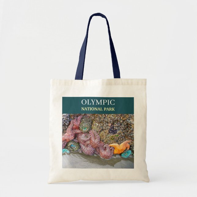 Olympic Ruby Beach Gezeitenbecken, Seestern, Anemo Tragetasche (Vorne)