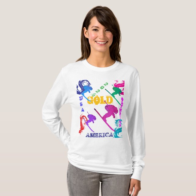 OLYMPIC SKIING T-Shirt (Vorne ganz)