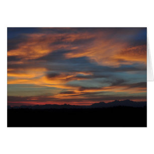 Olympische Berge bei Sonnenuntergang