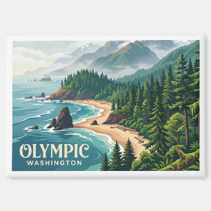 Olympische Halbinsel & Olympic-Nationalpark Magnet