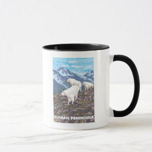 Olympische Halbinsel, WashingtonBergziegen Tasse