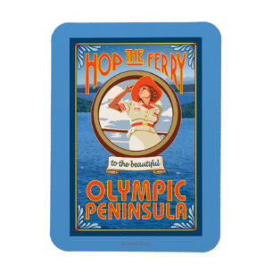 Olympische Halbinsel, WashingtonHop die Fähre Magnet