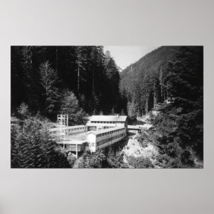 Olympische Hot Springs, WA Lodge View Foto #2 Poster