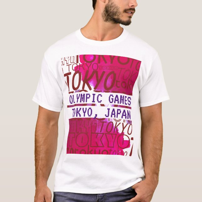 Olympische Spiele in Tokio, Japan T-Shirt (Vorderseite)