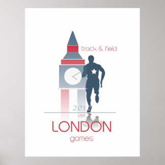 Olympische Spiele: Track & Field Poster